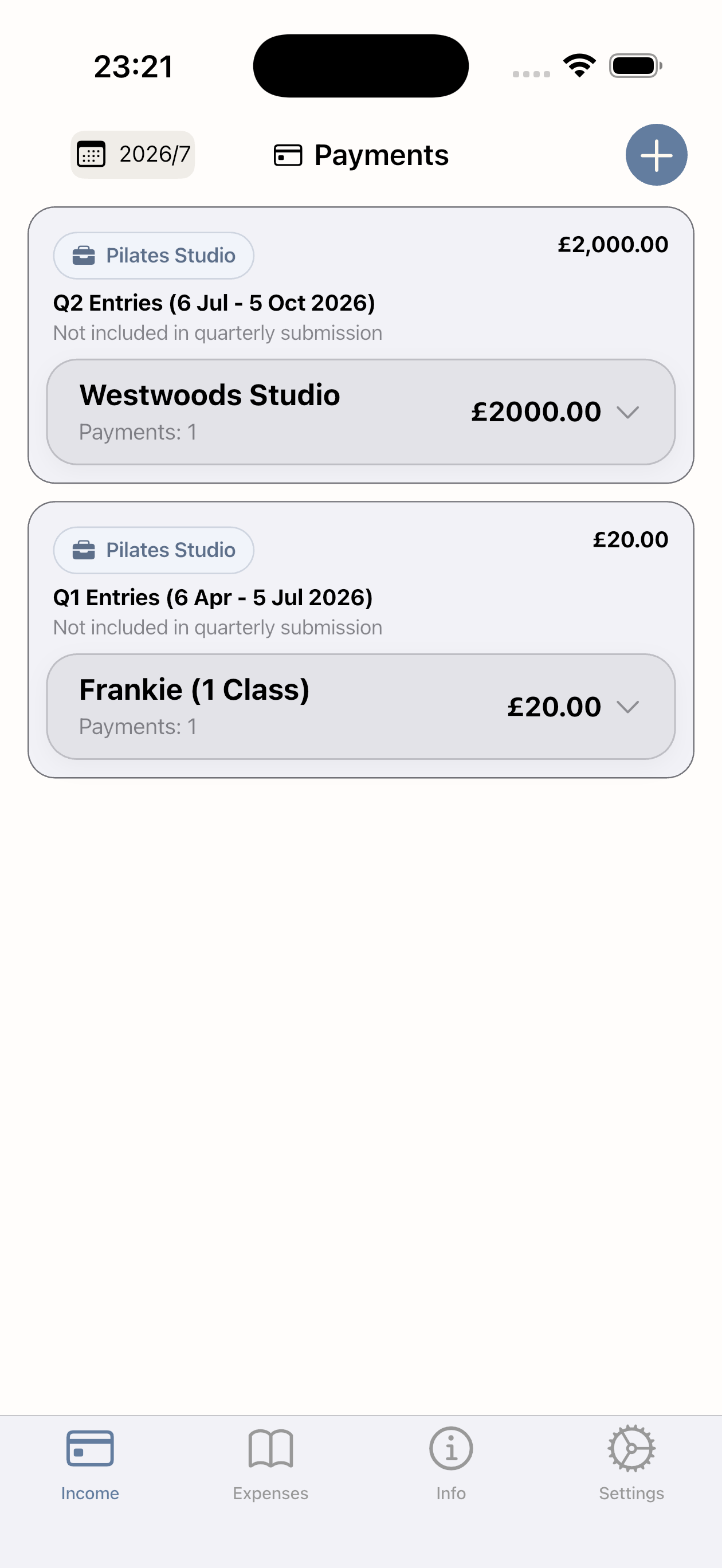 Pay and MTD tab screenshot showing invoicing and HMRC-linked workflows in PlayPay.